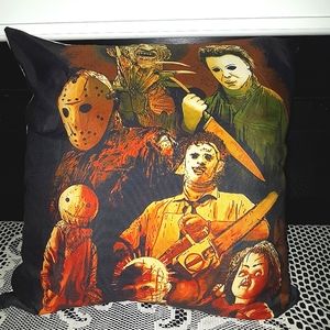 Horror movie gang Pillowcase